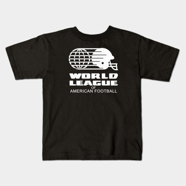 Defunct World League of American Football 1974 Kids T-Shirt by LocalZonly